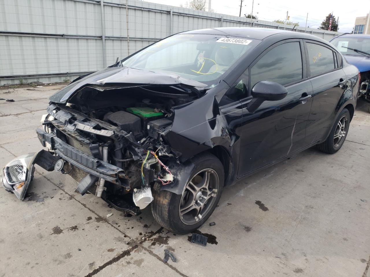 Photo 2 from auction – 2013 KIA RIO LX with VIN KNADM4A35D6225195