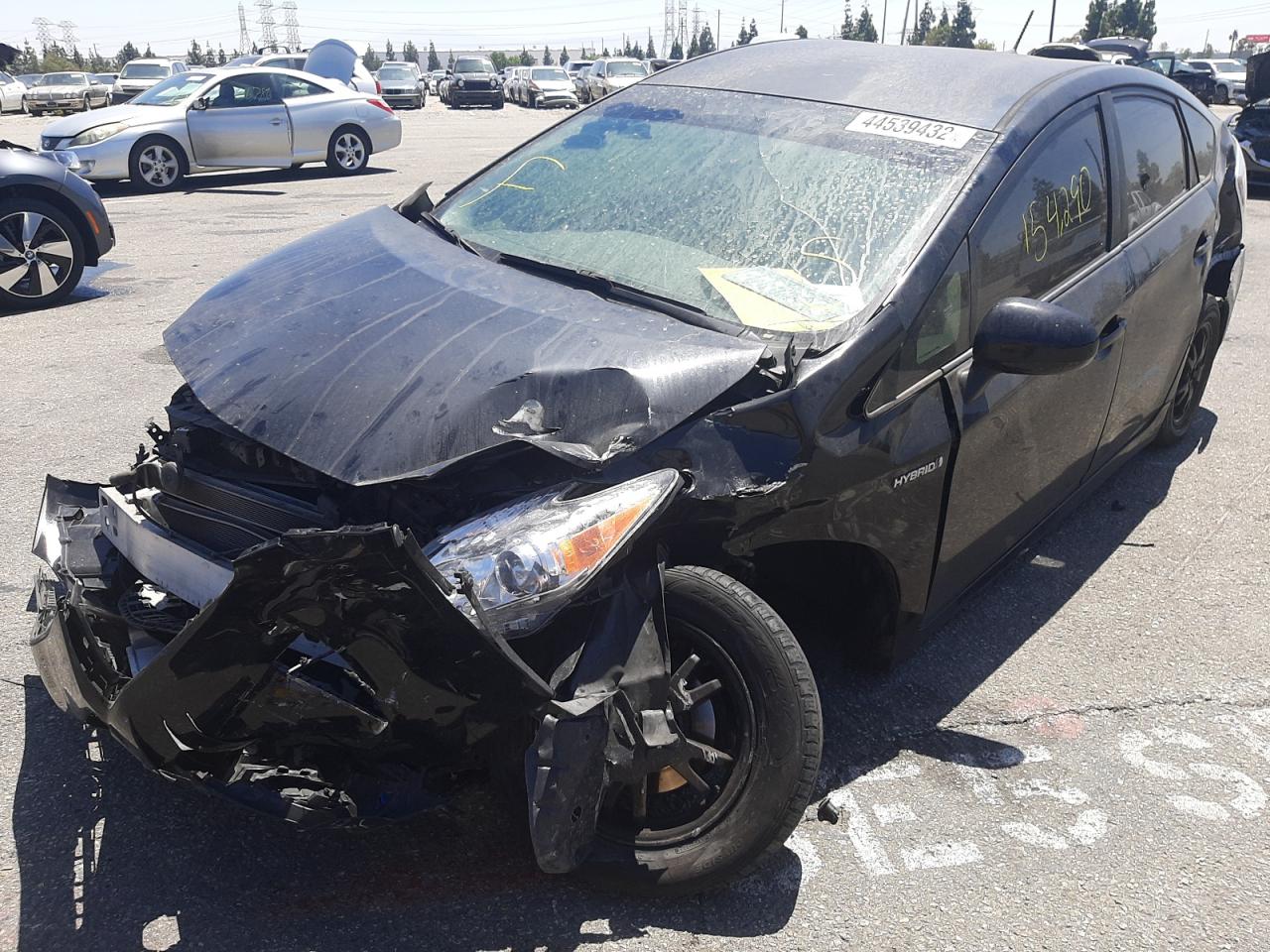 Photo 2 from auction – 2012 TOYOTA PRIUS with VIN JTDKN3DU7C5446050