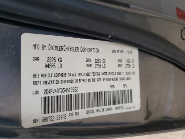 Photo 10 from auction – 2005 DODGE MAGNUM SE with VIN 2D4FV48T05H513322