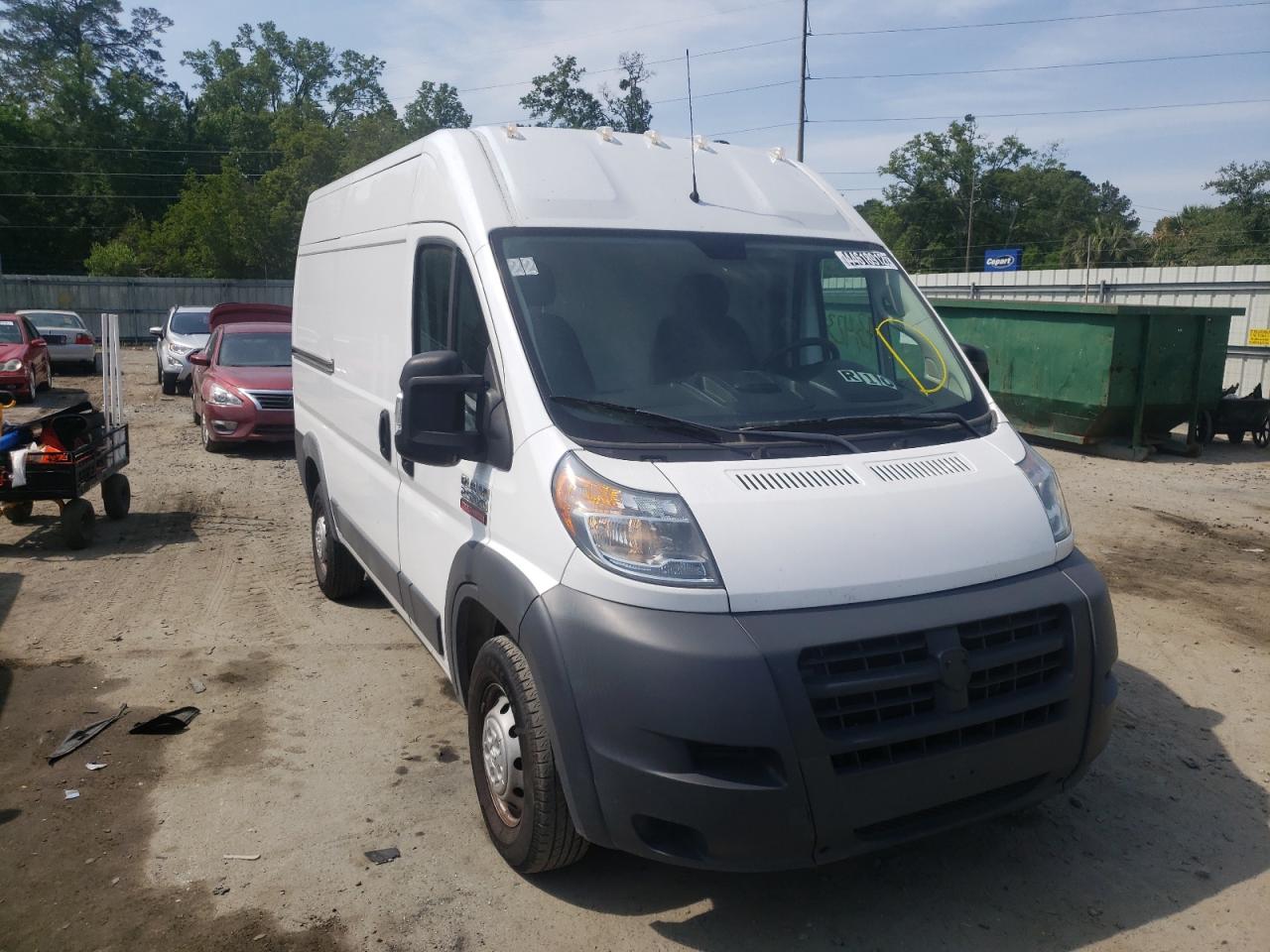 RAM PROMASTER 2018 with VIN 3C6TRVCG8JE138684 - Photo from auction