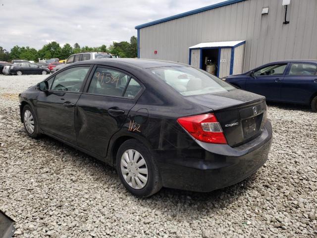 Photo 3 from auction – 2012 HONDA CIVIC LX with VIN 2HGFB2F57CH327502