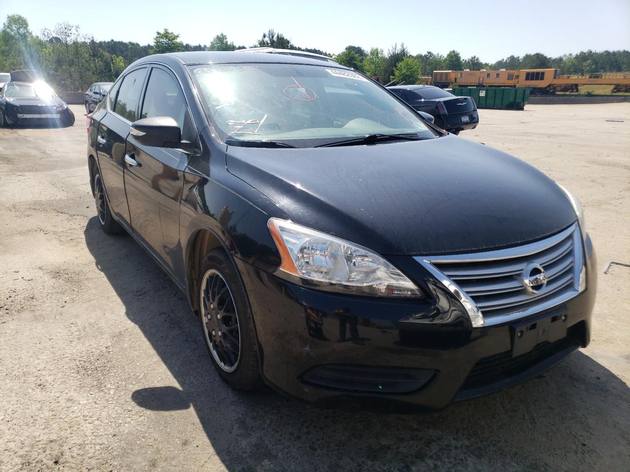 NISSAN SENTRA S 2015 with VIN 3N1AB7AP6FL695294 - Photo from auction