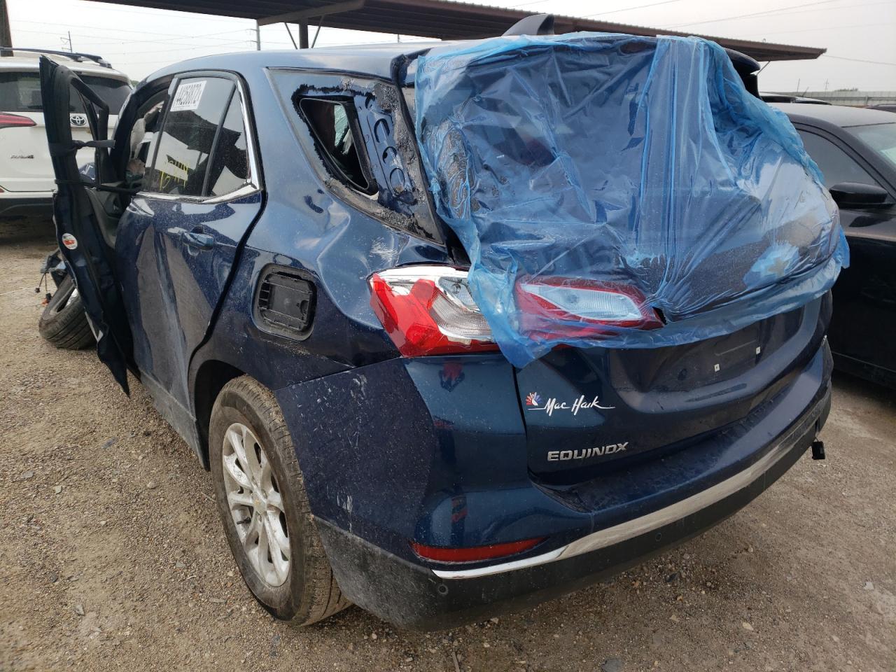Photo 3 from auction – 2020 CHEVROLET EQUINOX LT with VIN 2GNAXKEVXL6282666