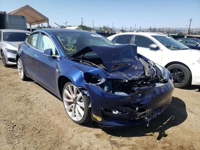 TESLA MODEL 3 2018 with VIN 5YJ3E1EB9JF148424 - Photo from auction