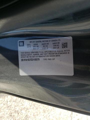 Photo 10 from auction – 2012 CHEVROLET CAMARO LS with VIN 2G1FA1E37C9195579
