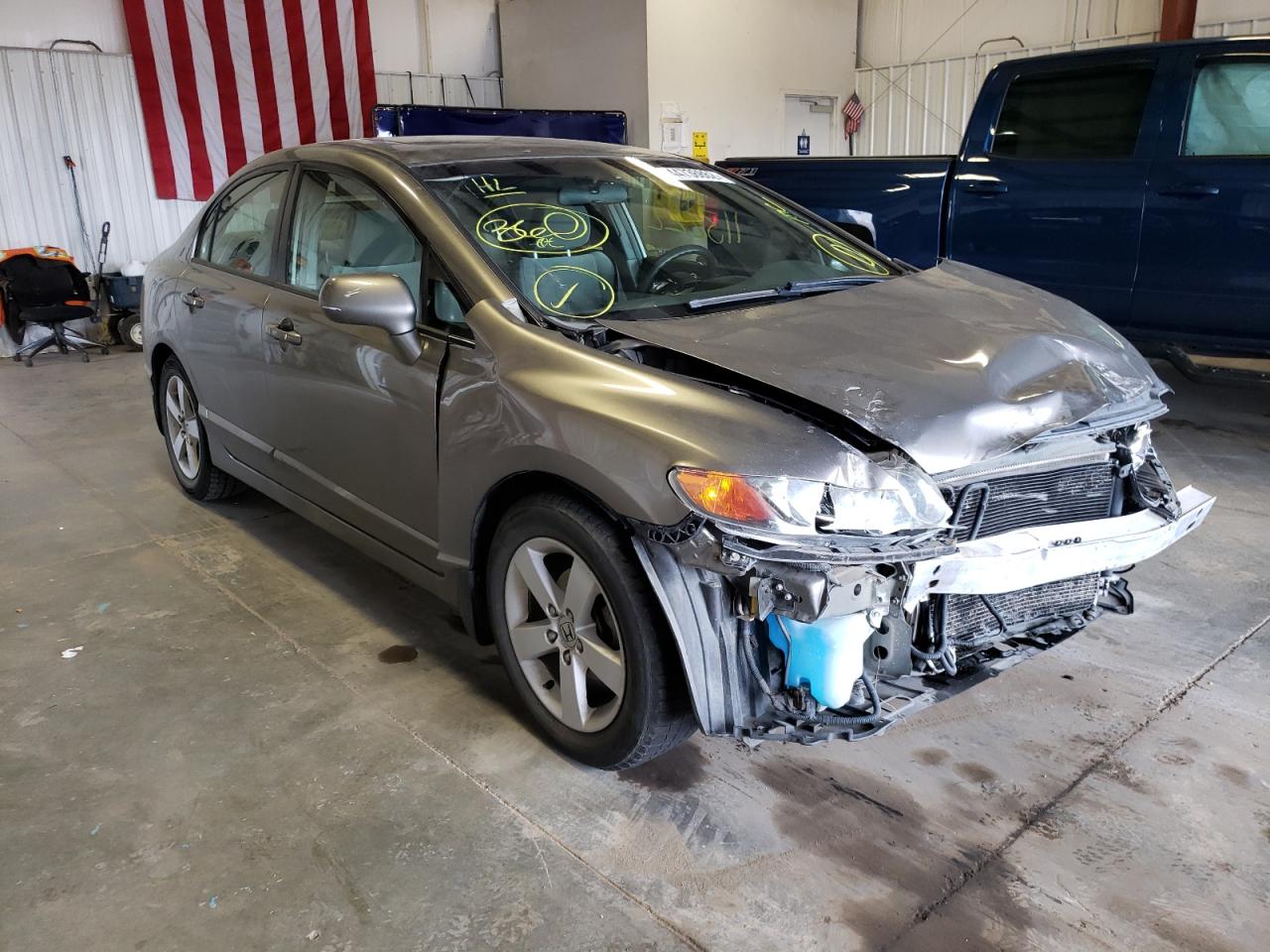 HONDA CIVIC EX 2006 with VIN JHMFA16846S004638 - Photo from auction
