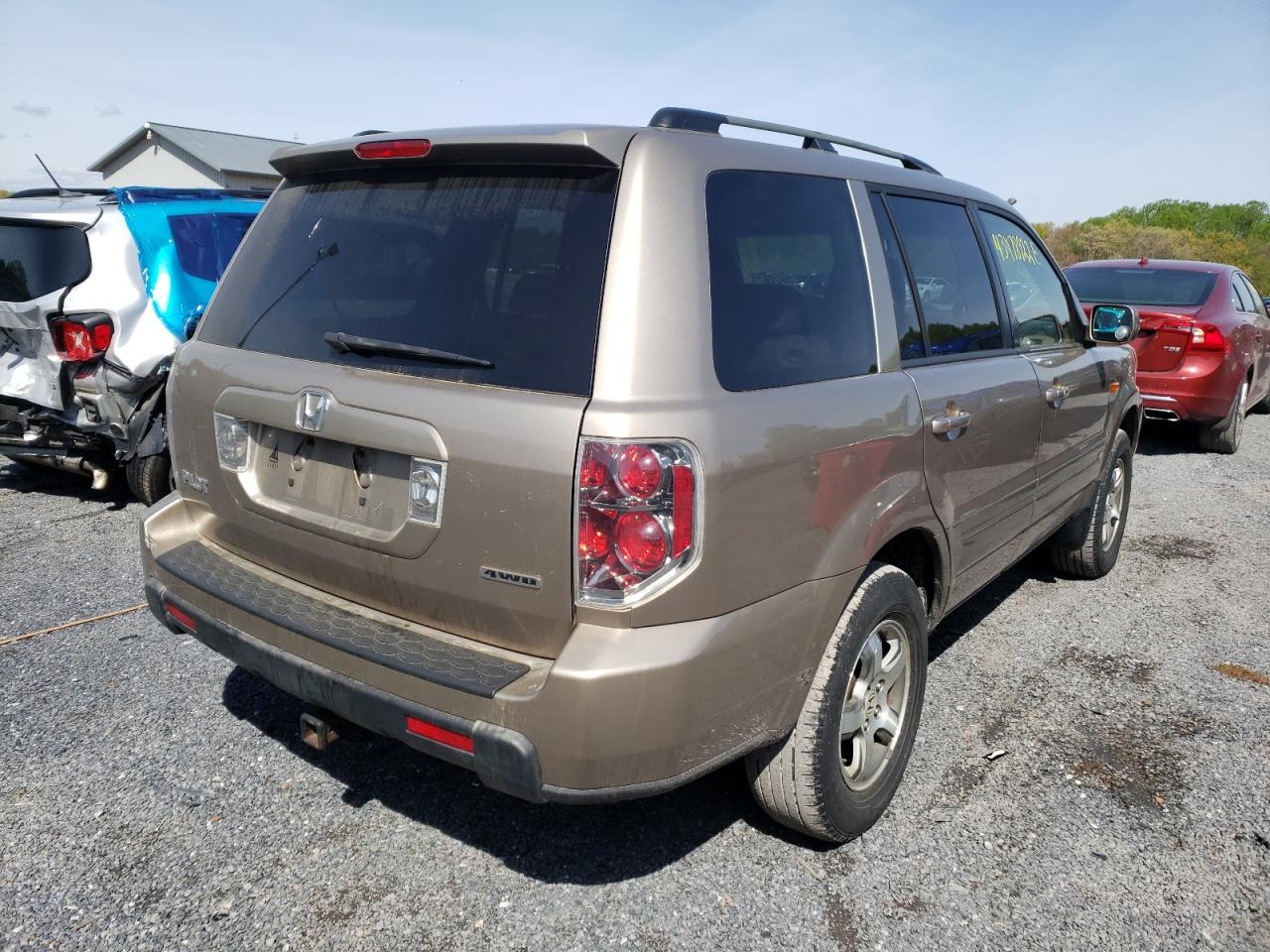 Photo 4 from auction – 2007 HONDA PILOT EXL with VIN 5FNYF18567B004752