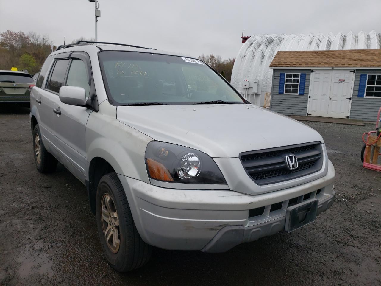 HONDA PILOT EXL 2003 with VIN 2HKYF18653H504843 - Photo from auction