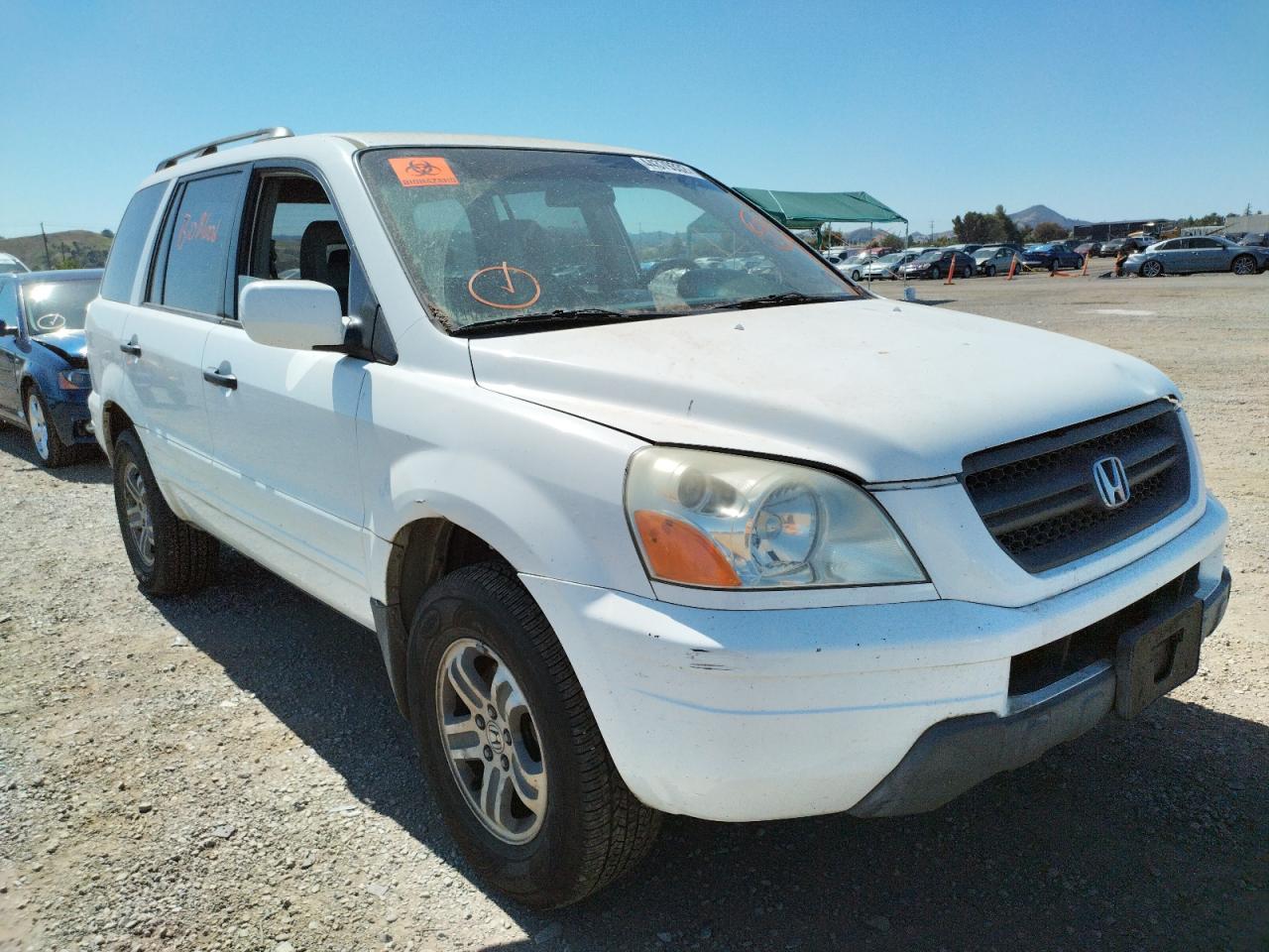 Photo 9 from auction – 2003 HONDA PILOT EXL with VIN 2HKYF18513H604493
