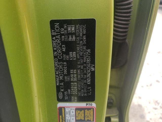 Photo 10 from auction – 2016 KIA SOUL with VIN KNDJN2A25G7857756