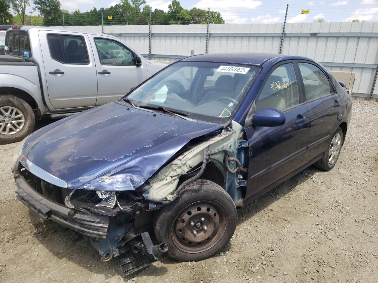 Photo 2 from auction – 2008 KIA SPECTRA EX with VIN KNAFE121485548389
