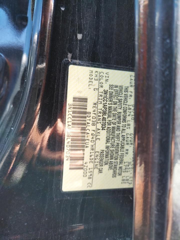 Photo 10 from auction – 2011 NISSAN VERSA S with VIN 3N1CC1AP3BL407034