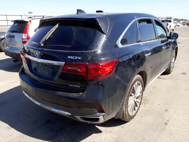 Photo 4 from auction – 2017 ACURA MDX TECHNO with VIN 5J8YD4H56HL003544