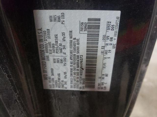 Photo 10 from auction – 2001 FORD F150 with VIN 1FTZF18231NA96373