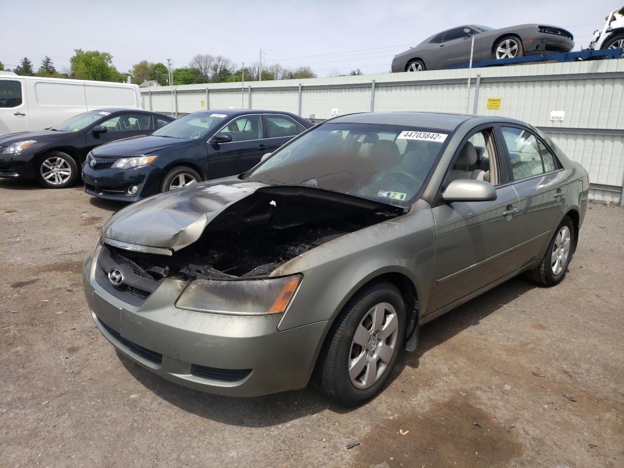 Photo 2 from auction – 2008 HYUNDAI SONATA GLS with VIN 5NPET46C48H334696