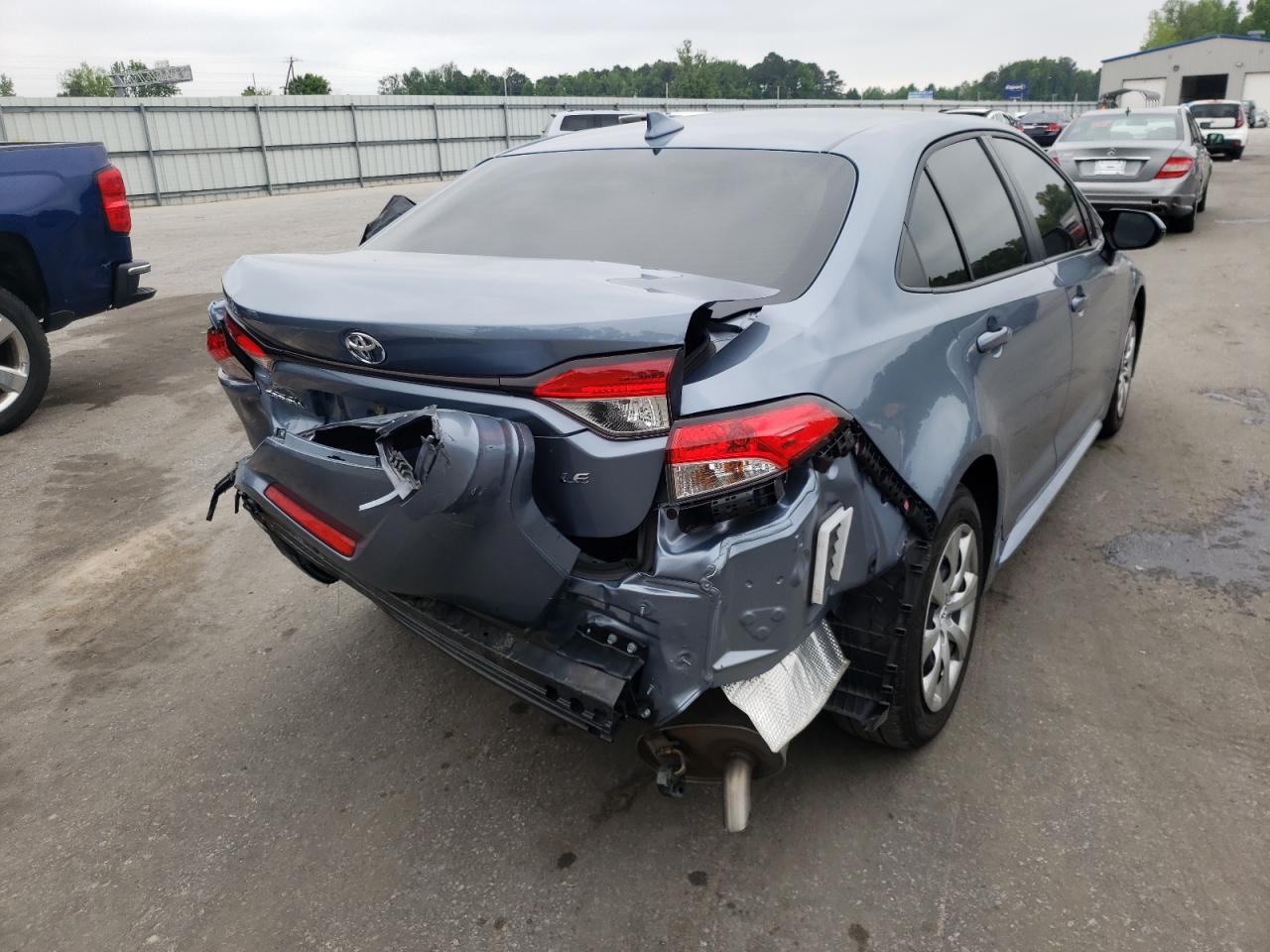 Photo 4 from auction – 2021 TOYOTA COROLLA LE with VIN JTDEPMAE5MJ181647