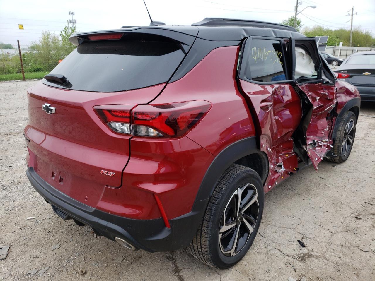 Photo 4 from auction – 2021 CHEVROLET TRAILBLAZE with VIN KL79MTSLXMB076238