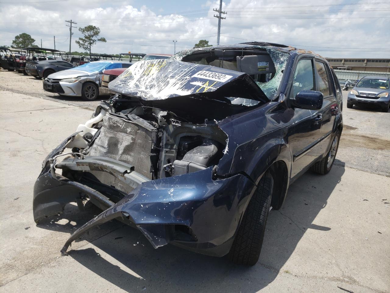 Photo 2 from auction – 2012 HONDA PILOT EXL with VIN 5FNYF3H53CB037455