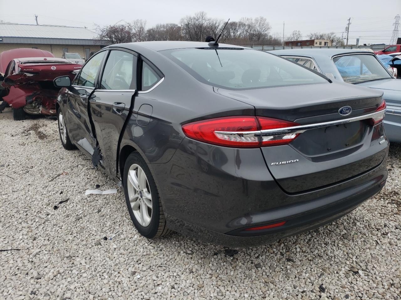 Photo 3 from auction – 2018 FORD FUSION SE with VIN 3FA6P0HD1JR202396