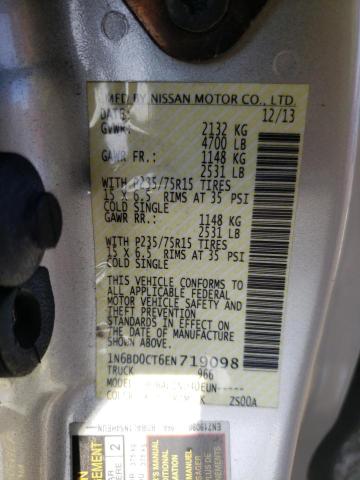 Photo 10 from auction – 2014 NISSAN FRONTIER S with VIN 1N6BD0CT6EN719098