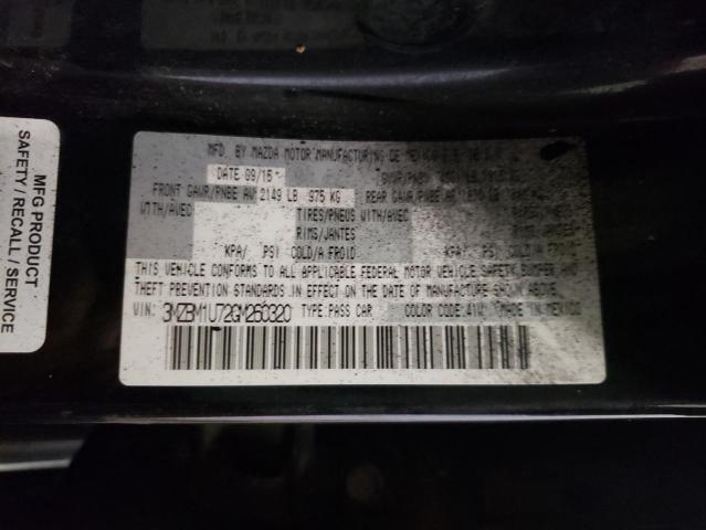 Photo 10 from auction – 2016 MAZDA 3 SPORT with VIN 3MZBM1U72GM260320