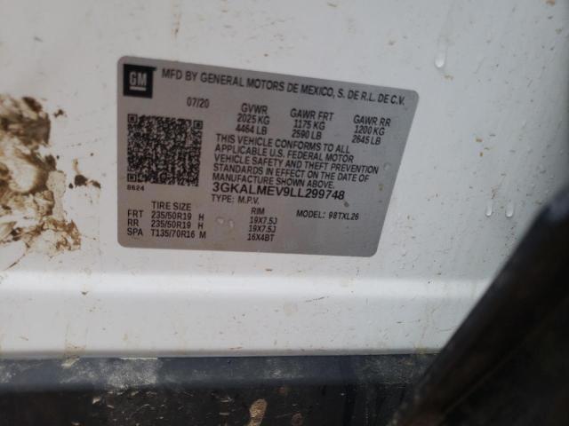 Photo 10 from auction – 2020 GMC TERRAIN SL with VIN 3GKALMEV9LL299748