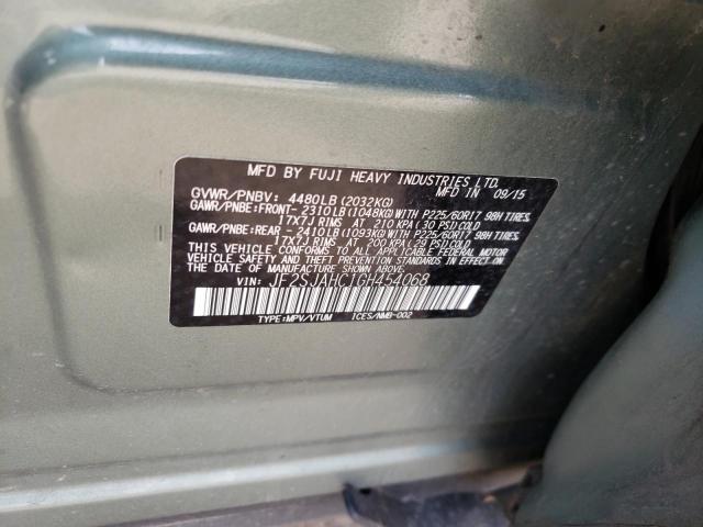 Photo 10 from auction – 2016 SUBARU FORESTER 2 with VIN JF2SJAHC1GH454068