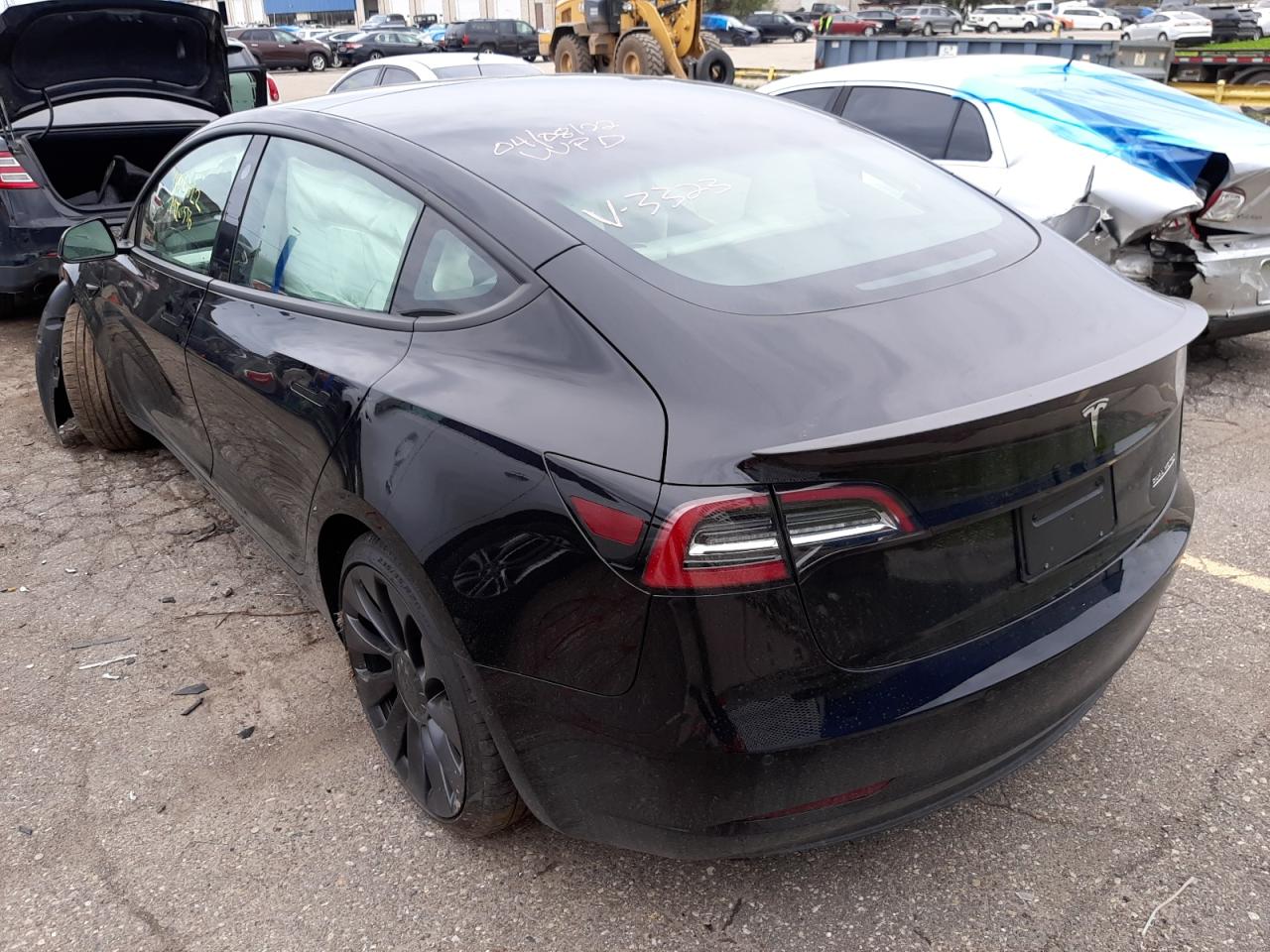 Photo 3 from auction – 2022 TESLA MODEL 3 with VIN 5YJ3E1EC7NF203323