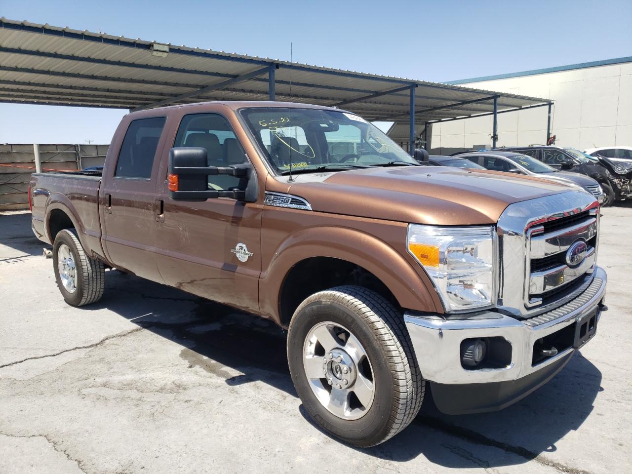 FORD F250 SUPER 2012 with VIN 1FT7W2BT7CEA81263 - Photo from auction