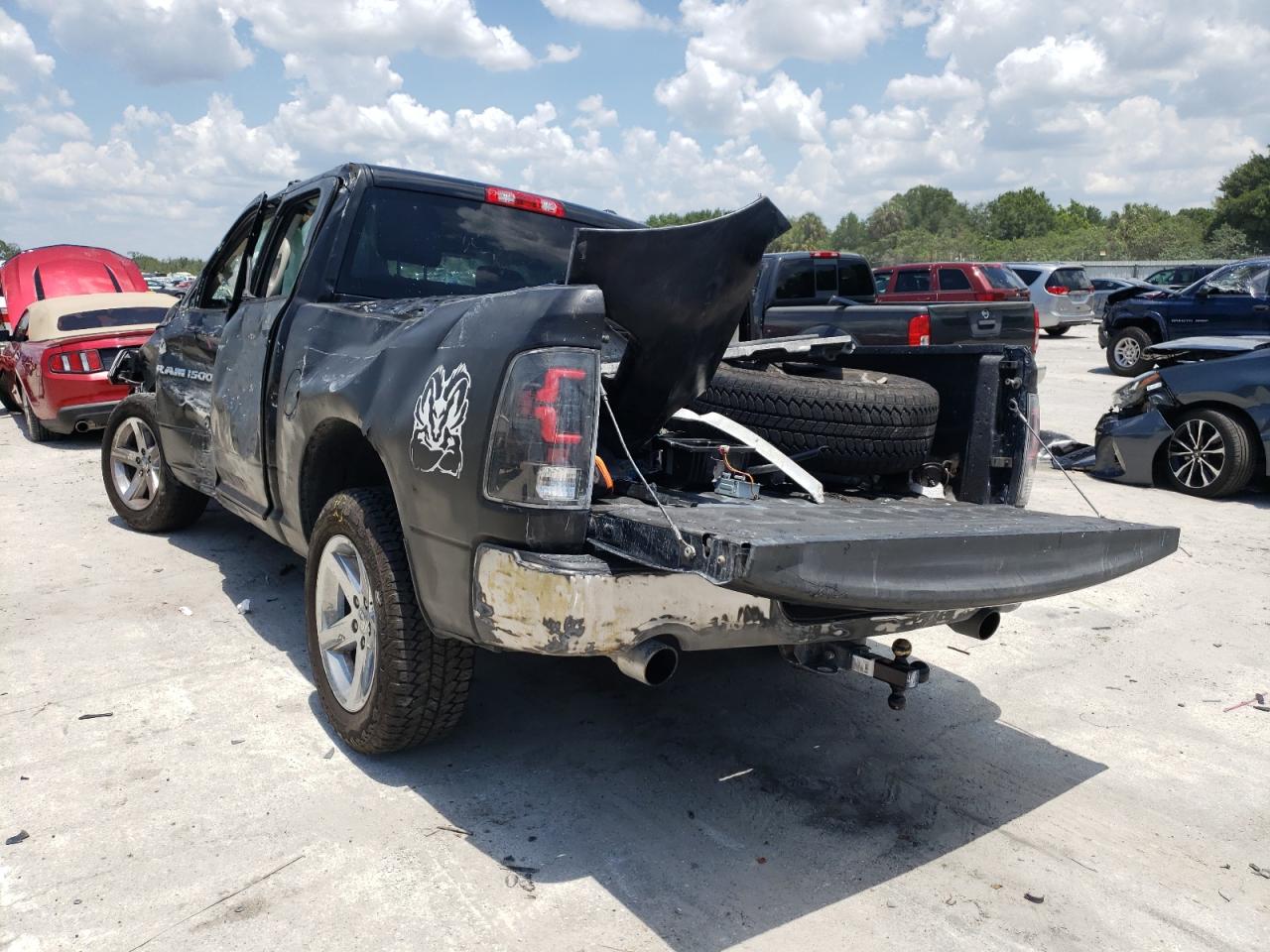 Photo 3 from auction – 2012 DODGE RAM 1500 S with VIN 1C6RD7KT9CS284661