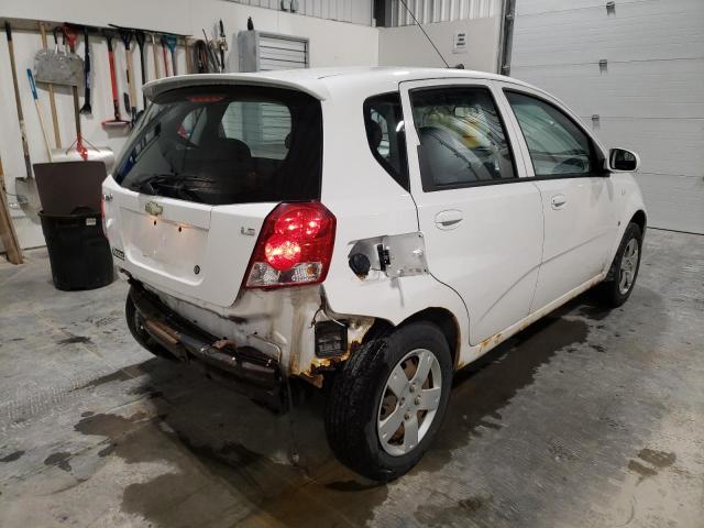 Photo 4 from auction – 2008 CHEVROLET AVEO BASE with VIN KL1TD65638B201707