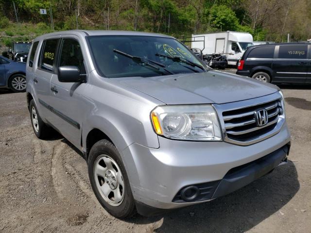 HONDA PILOT LX 2015 with VIN 5FNYF4H29FB013550 - Photo from auction