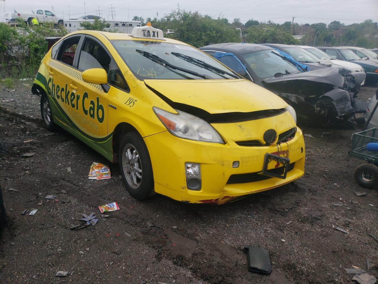 TOYOTA PRIUS 2010 with VIN JTDKN3DU4A0043024 - Photo from auction