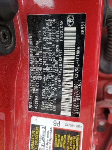 Photo 10 from auction – 2014 TOYOTA CAMARY with VIN 4T4BF1FK2ER366517