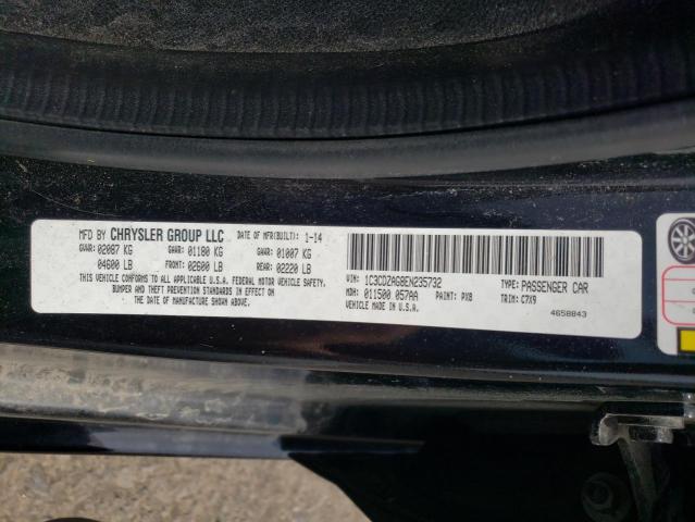Photo 10 from auction – 2014 DODGE AVENGER SE with VIN 1C3CDZAG8EN235732