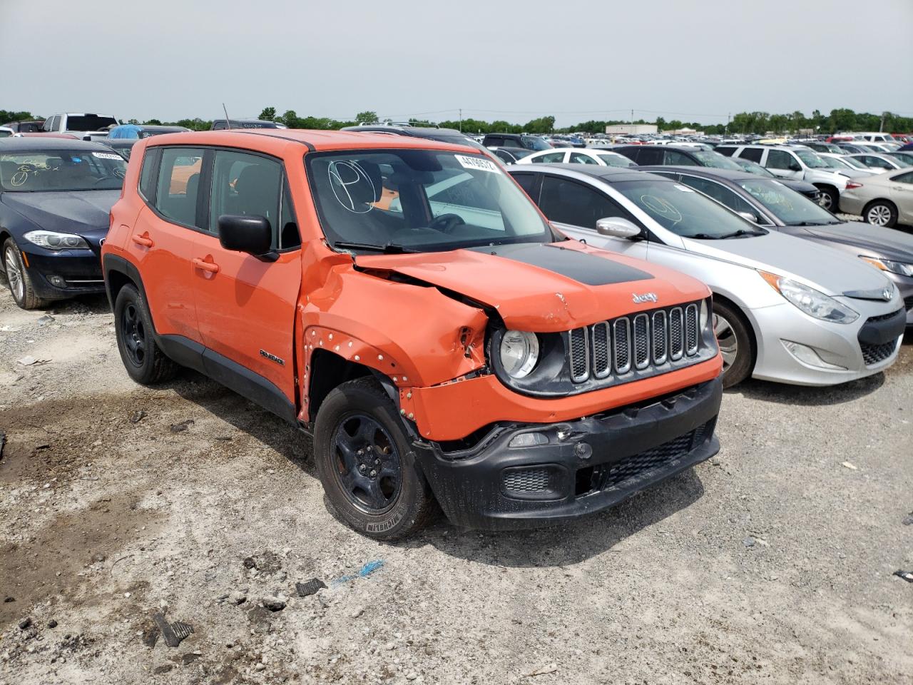 JEEP RENEGADE S 2016 with VIN ZACCJAAT6GPD47121 - Photo from auction