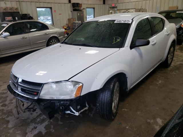 Photo 2 from auction – 2012 DODGE AVENGER SE with VIN 1C3CDZAB7CN214419