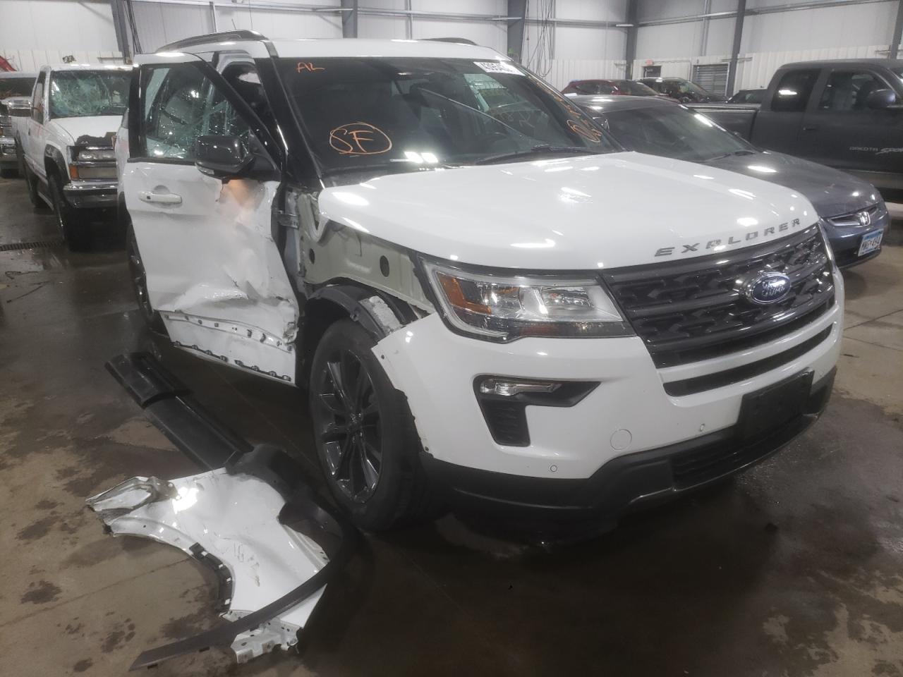 FORD EXPLORER X 2018 with VIN 1FM5K8D87JGC21422 - Photo from auction