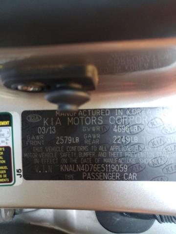 Photo 10 from auction – 2014 KIA CADENZA PR with VIN KNALN4D76E5119059