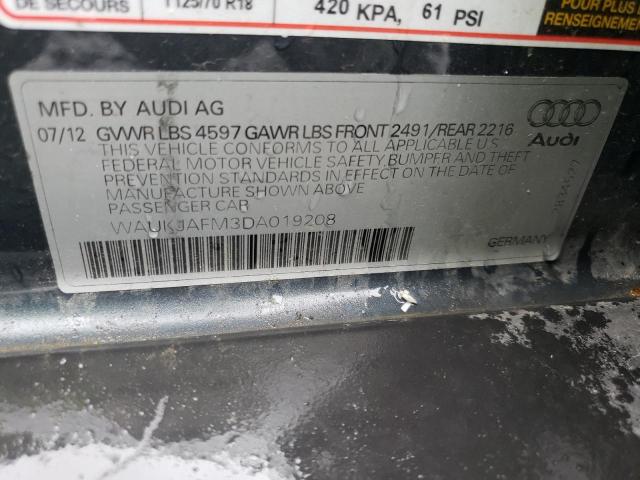 Photo 10 from auction – 2013 AUDI A3 PREMIUM with VIN WAUKJAFM3DA019208