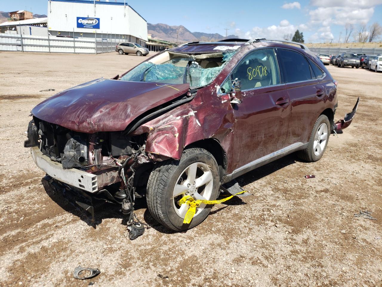 Photo 2 from auction – 2015 LEXUS RX 350 BAS with VIN 2T2BK1BA3FC259056