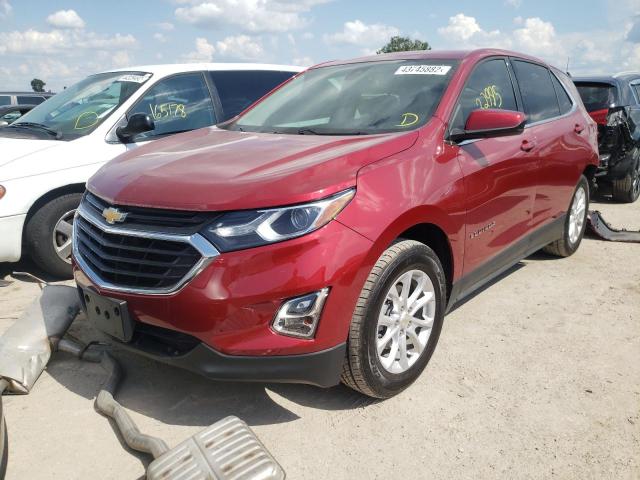 Photo 2 from auction – 2020 CHEVROLET EQUINOX LT with VIN 3GNAXKEV5LS584433