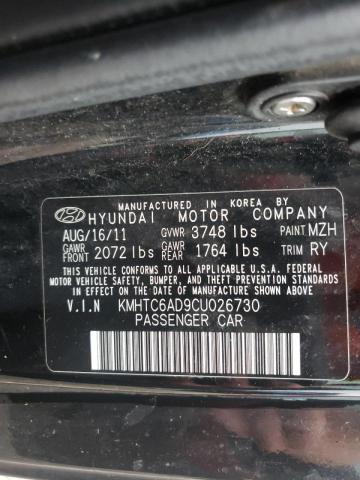 Photo 10 from auction – 2012 HYUNDAI VELOSTER with VIN KMHTC6AD9CU026730