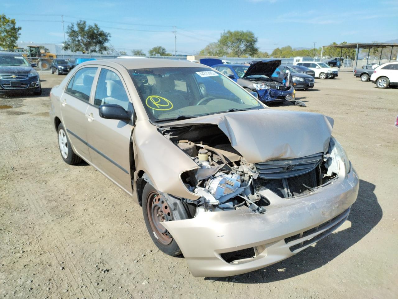 TOYOTA COROLLA CE 2004 with VIN 1NXBR32E84Z241291 - Photo from auction