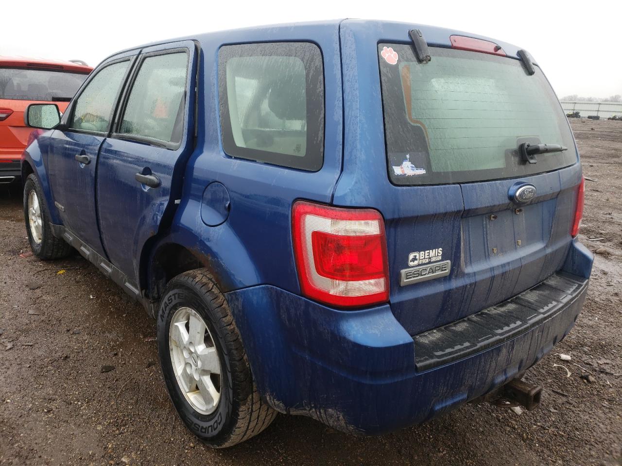 Photo 3 from auction – 2008 FORD ESCAPE XLS with VIN 1FMCU02Z68KE49711