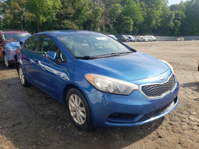 KIA FORTE LX 2014 with VIN KNAFX4A60E5233691 - Photo from auction