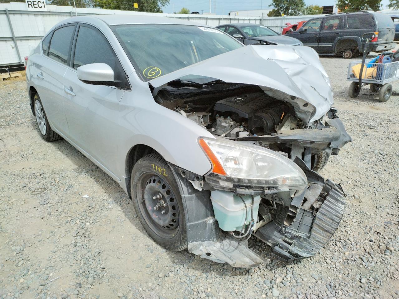 Photo 1 from auction – 2014 NISSAN SENTRA S with VIN 3N1AB7AP8EL657158