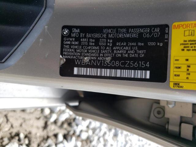 Photo 10 from auction – 2008 BMW 528 XI with VIN WBANV13508CZ56154