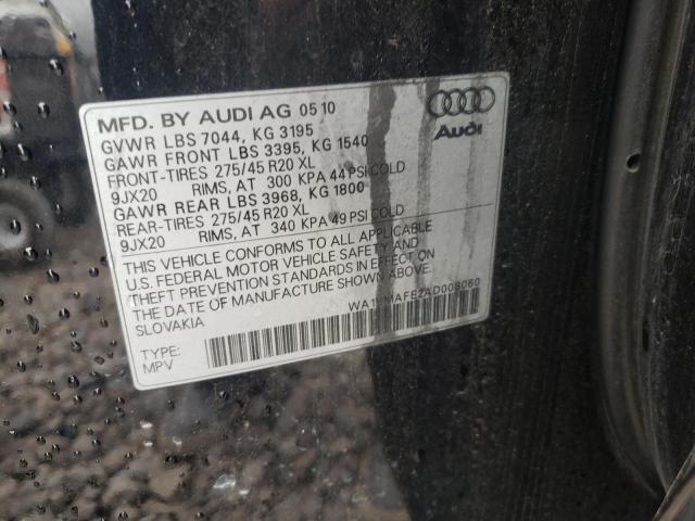 Photo 10 from auction – 2010 AUDI Q7 PRESTIG with VIN WA1VMAFE2AD008060