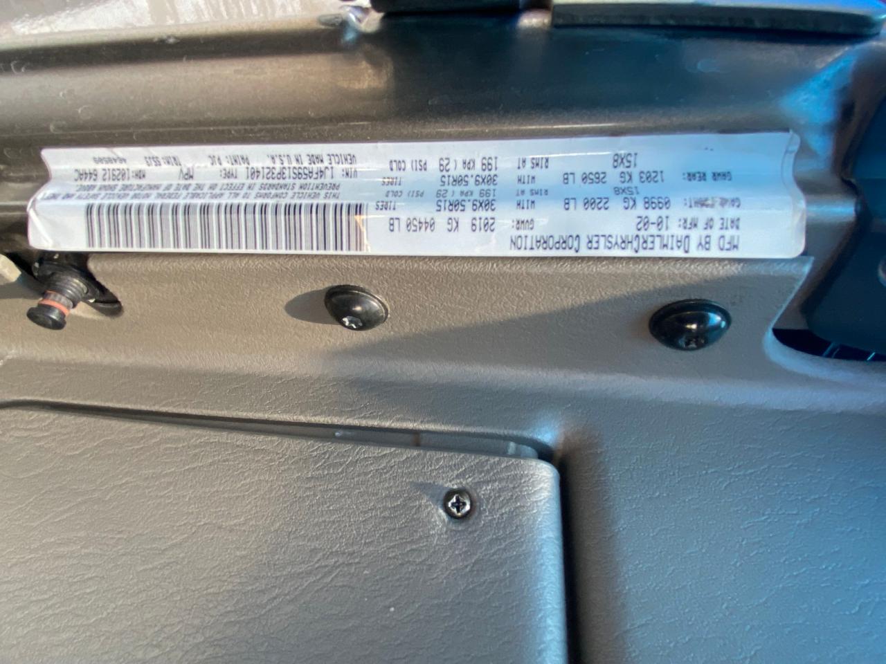 Photo 10 from auction – 2003 JEEP WRANGLER / with VIN 1J4FA59S13P321401